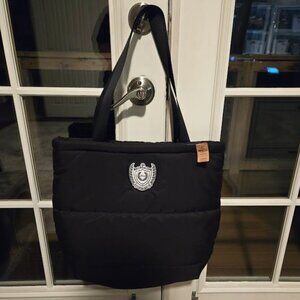NWT Victorias Secret PINK quilted black tote bag